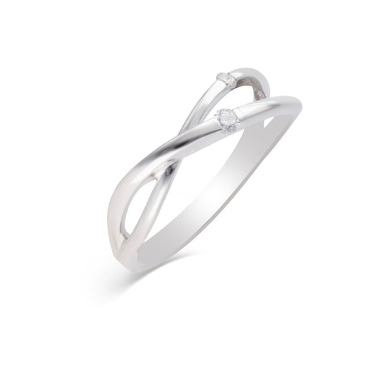 Žiedas su deimantais 0.07ct. Kolje