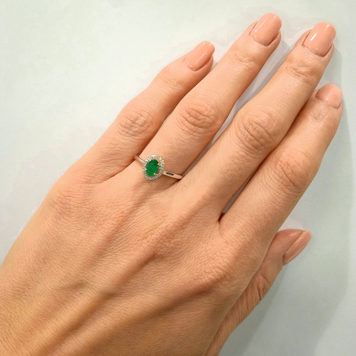 Žiedas su deimantais 0.05ct. Kolje