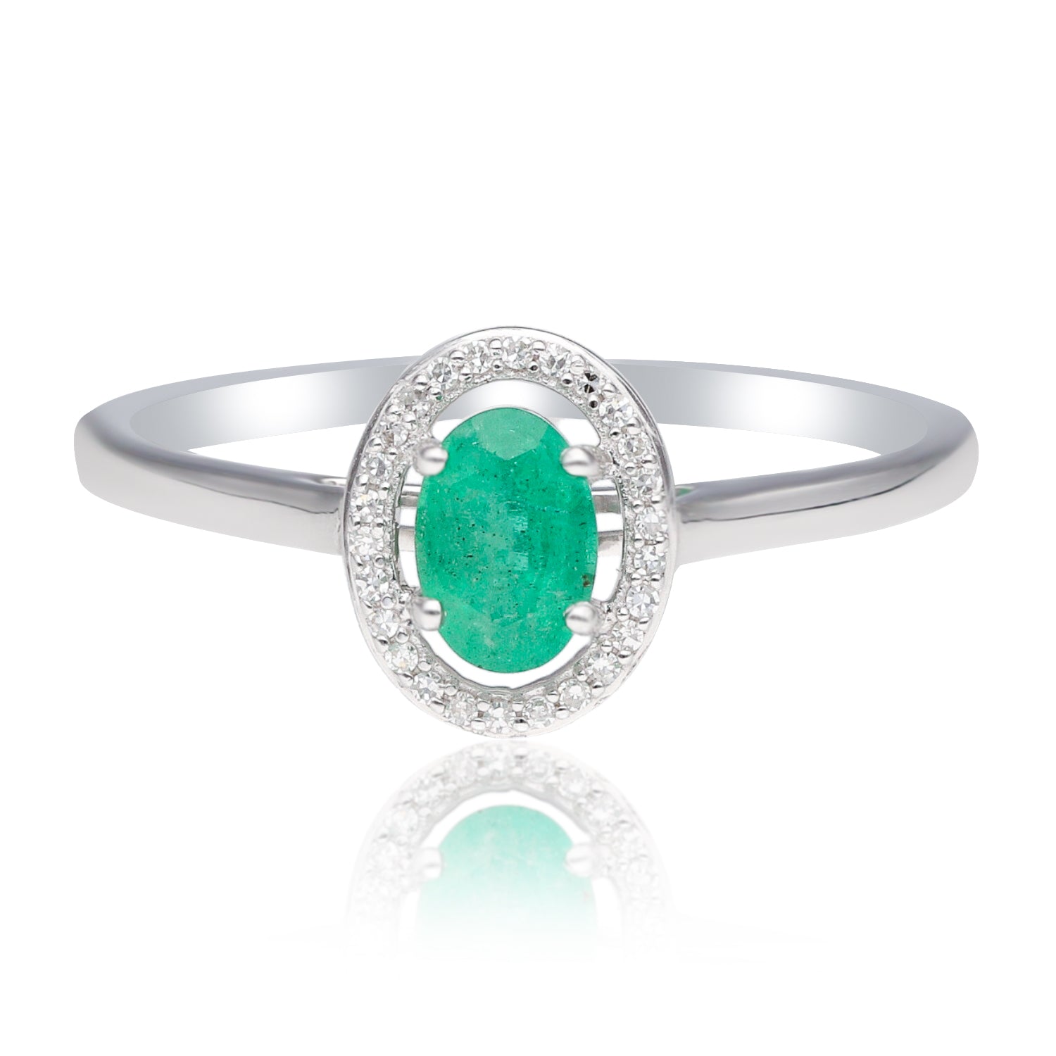 Žiedas su deimantais 0.05ct. Kolje