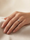 Gredzens ar briljantu 0.05ct.