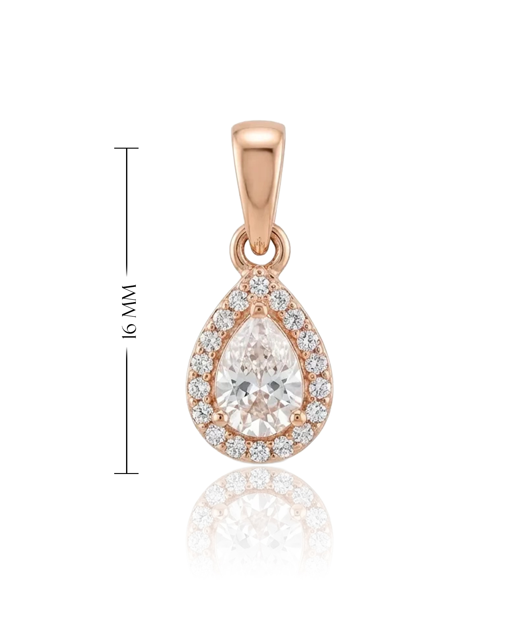 Elegantiškas pakabukas su centriniu cirkoniu