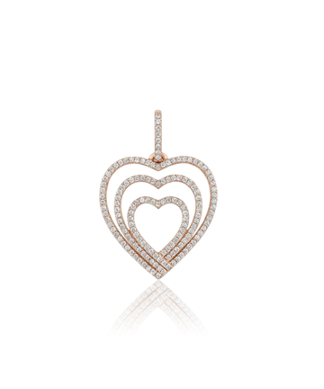 Pendant with diamonds