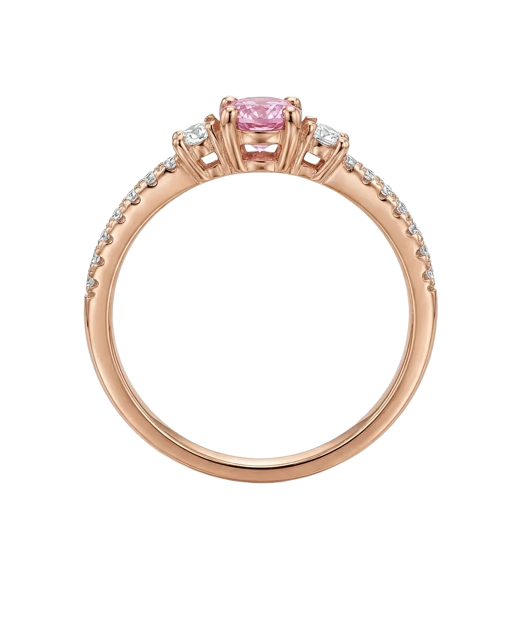 585 prabos auksinis žiedas su akmenimis 2.09 g