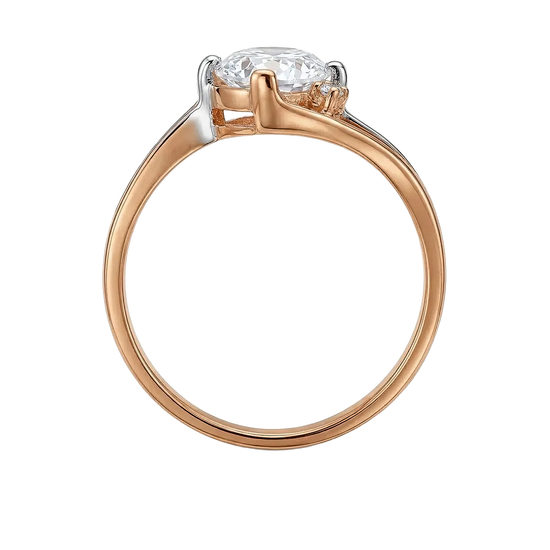 Moteriškas auksinis žiedas 17 dydis