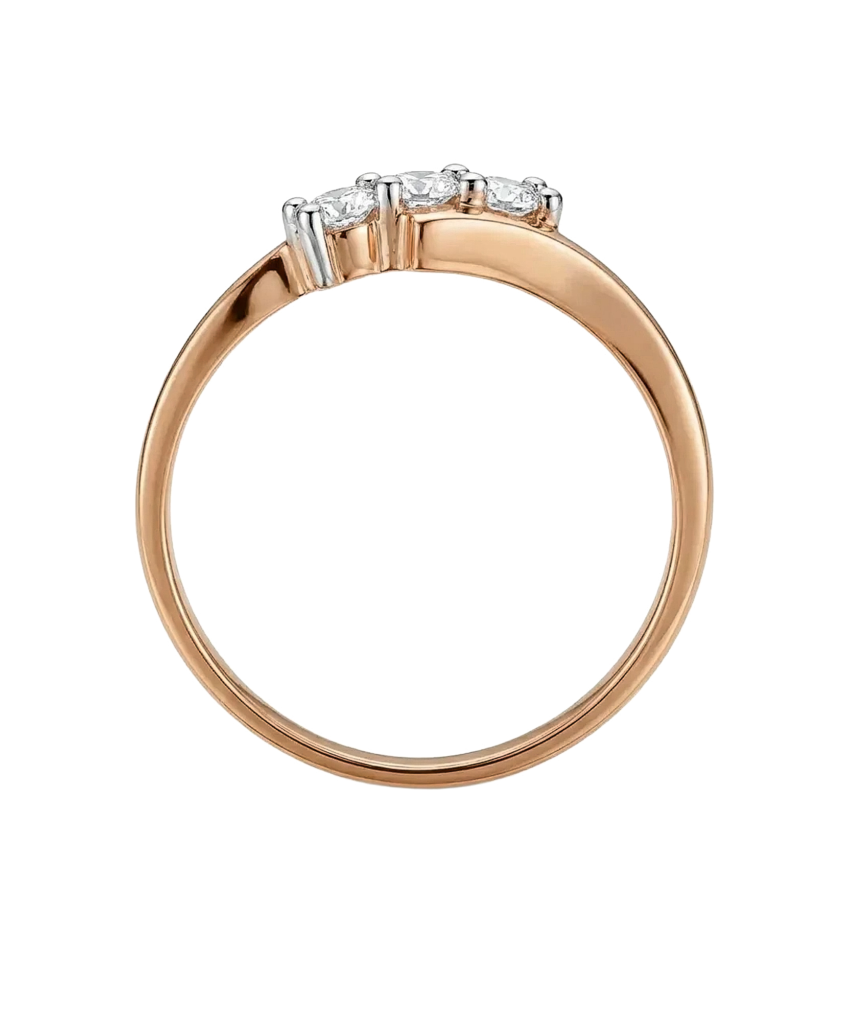 Elegantiškas auksinis žiedas