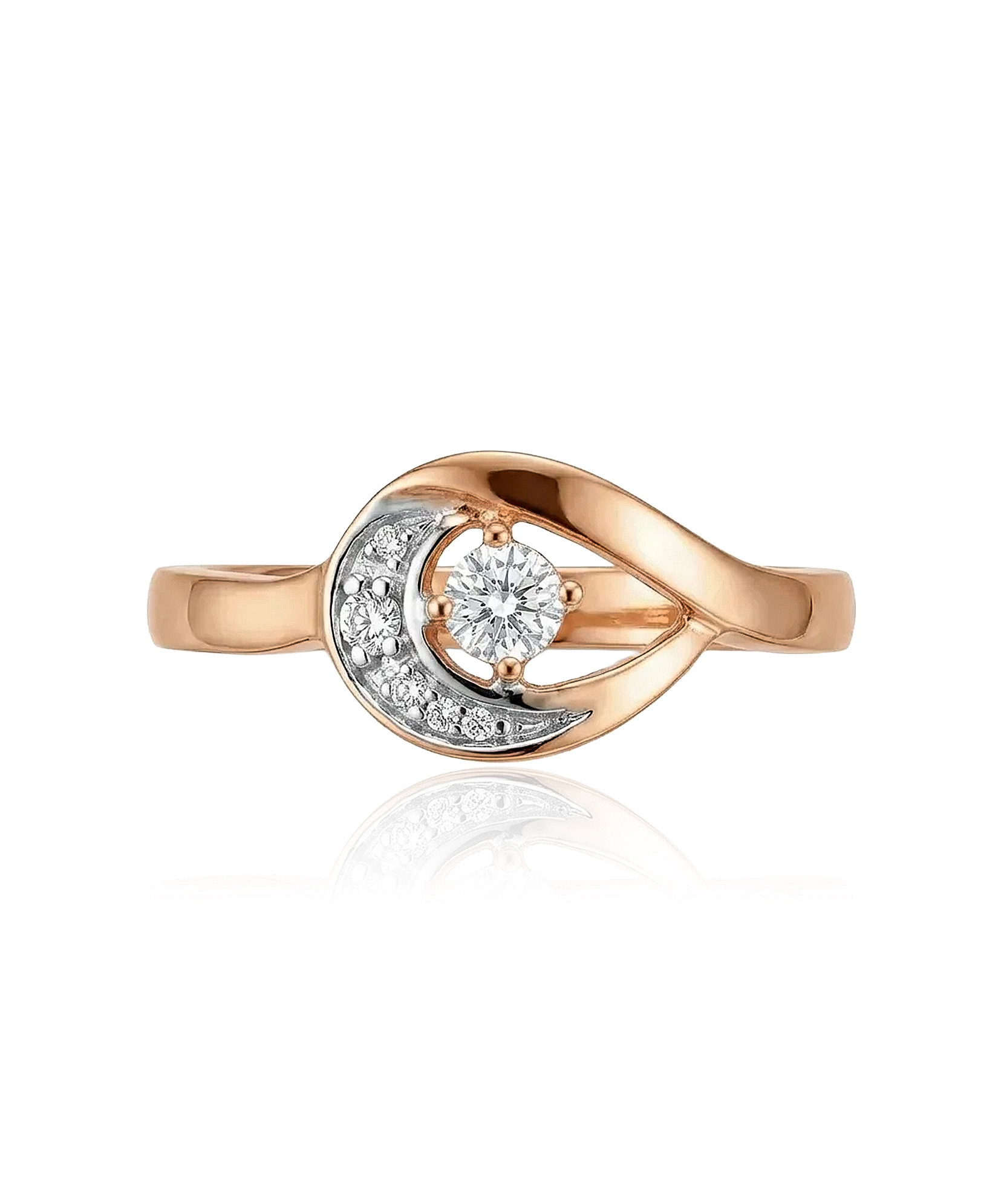 Moteriškas auksinis žiedas 17 dydis