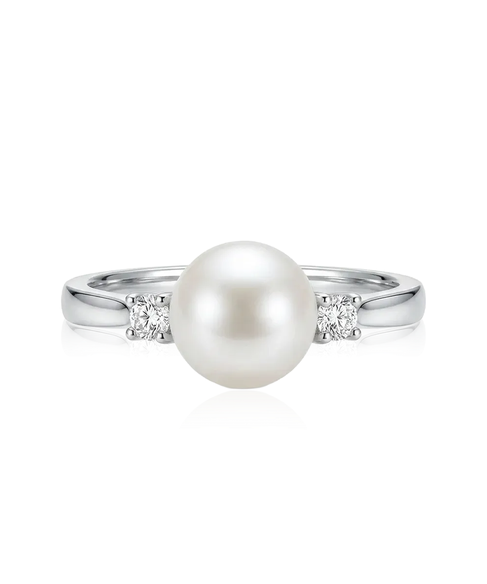 Klasikinis žiedas su perlu