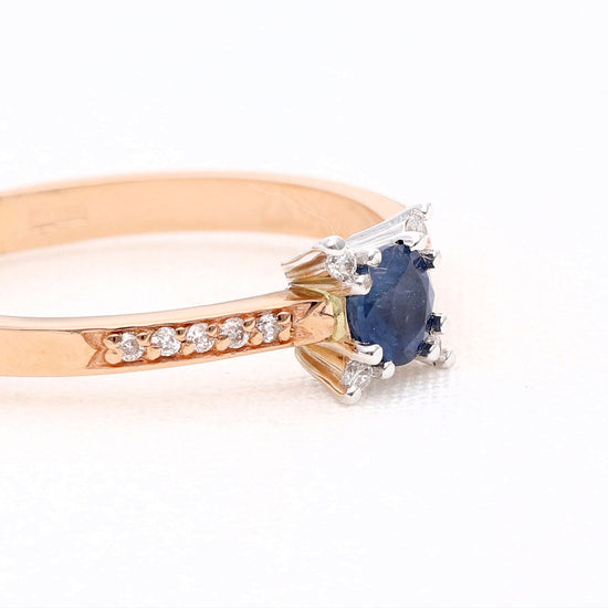 Žiedas su deimantais 0.07ct. Kolje