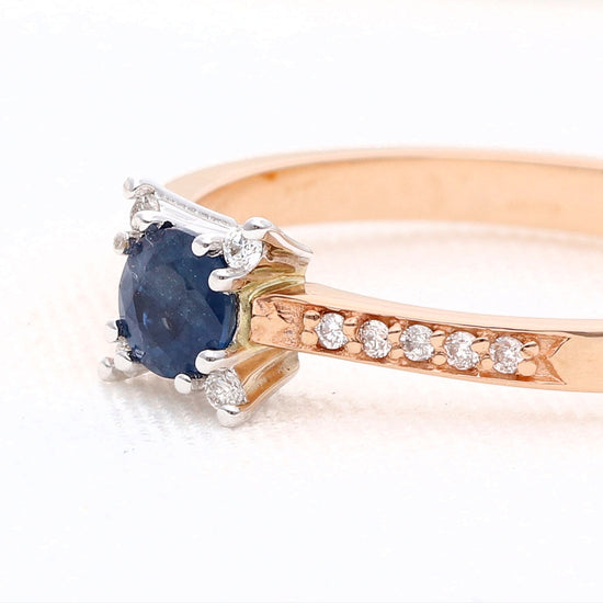 Žiedas su deimantais 0.07ct. Kolje