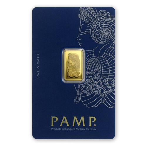 Investicinis auksas 2,5g. PAMP