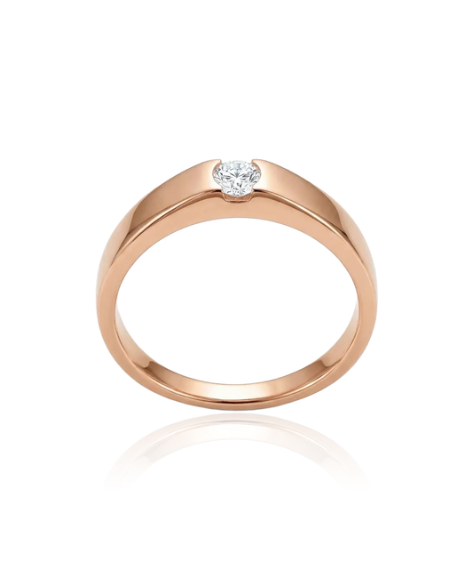 Moteriškas auksinis žiedas