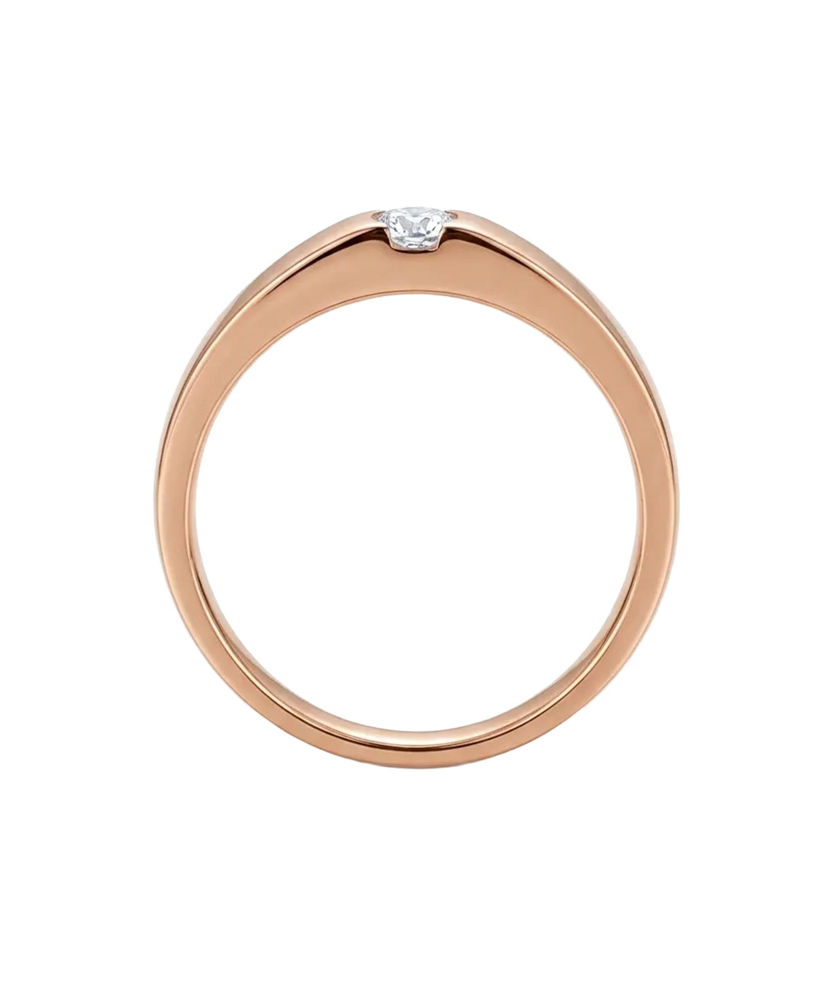 Klasikinis auksinis žiedas