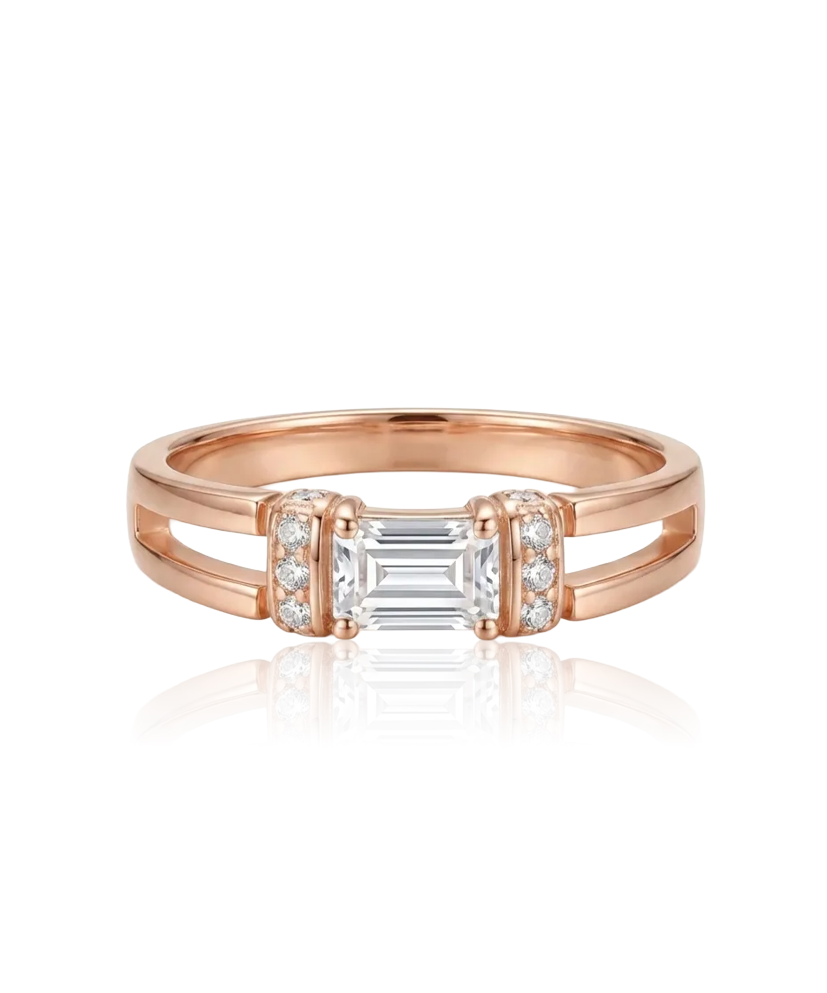 Moteriškas auksinis žiedas