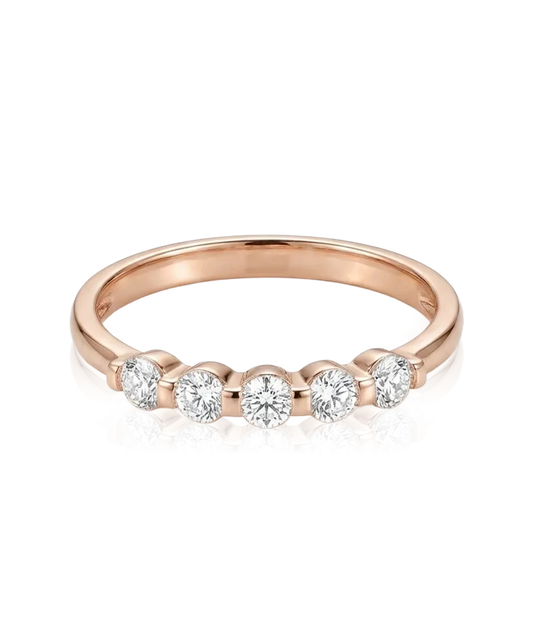 Moteriškas auksinis žiedas