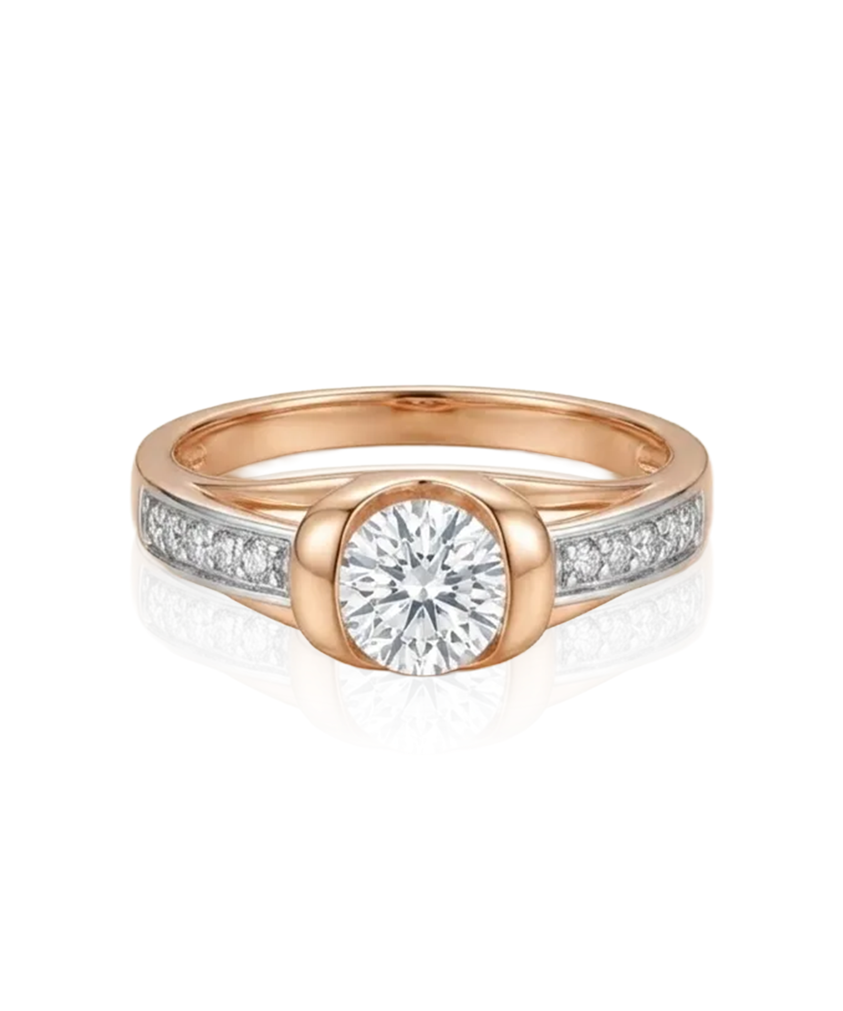 Auksinis žiedas su cirkoniais