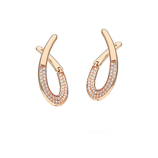 Sarkanā zelta auskari 