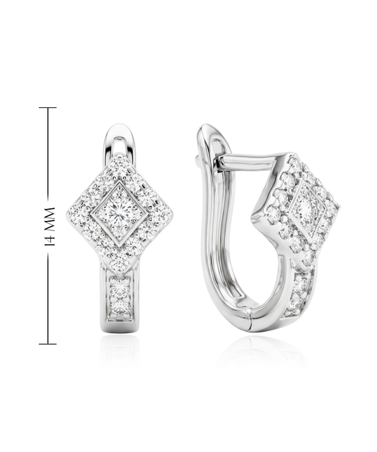 925 sidabro auskarai su cirkoniais