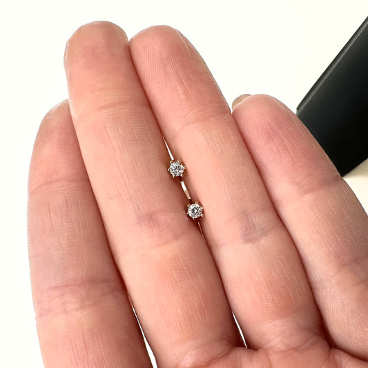 Auskarai su briliantais Kolje