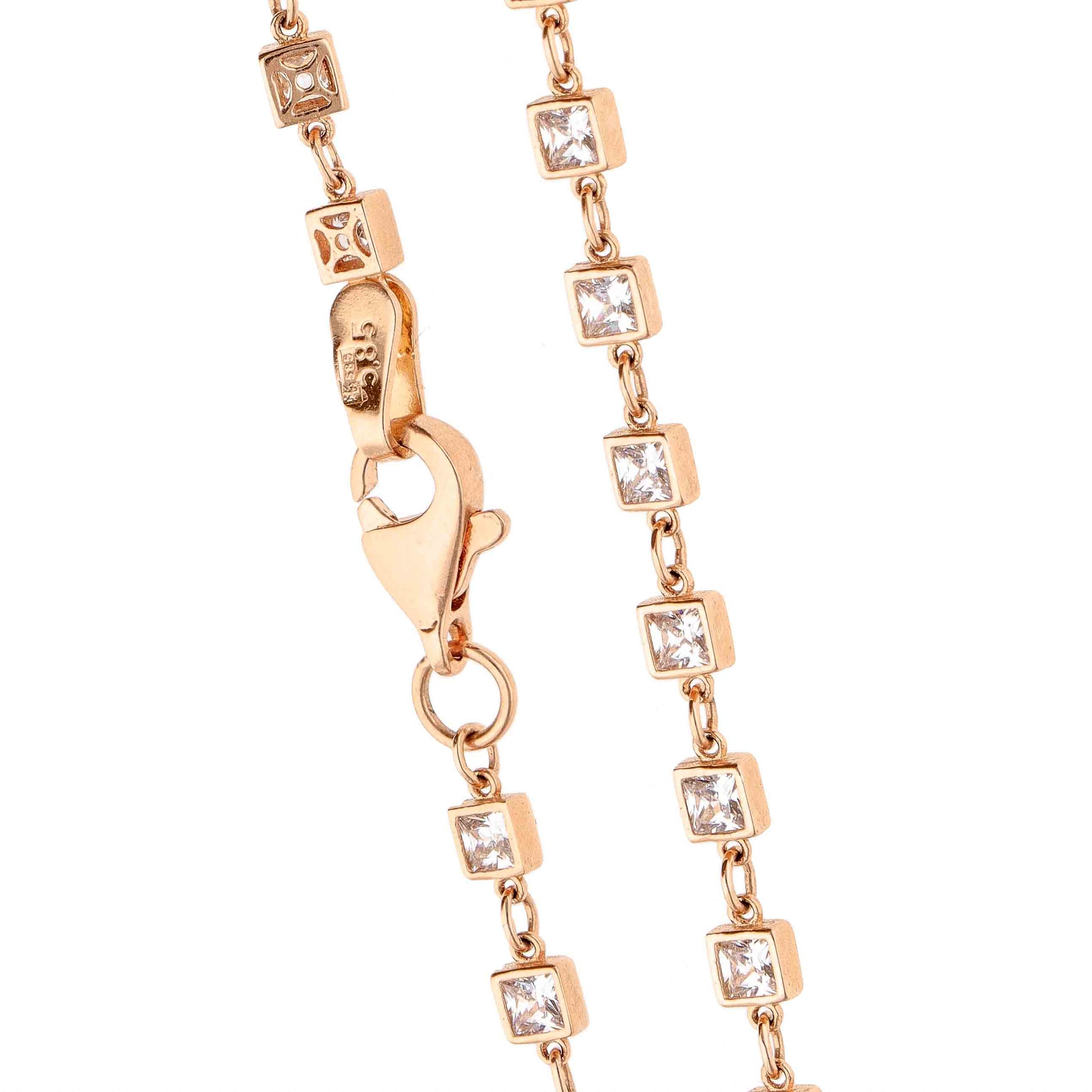 Subtili 585 prabos auksinė apyrankė