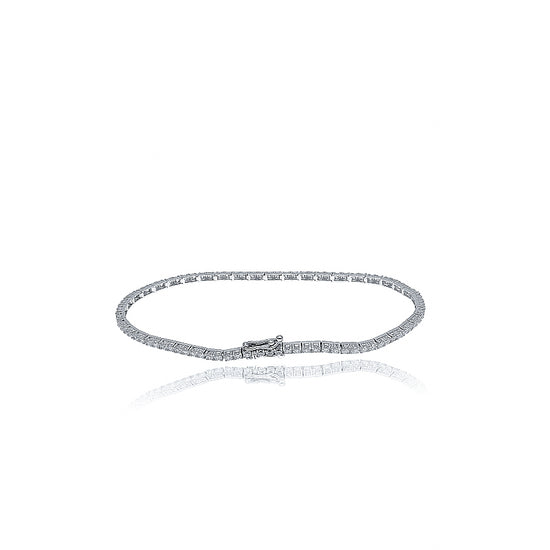 Auksinė tenis apyrankė su cirkoniais