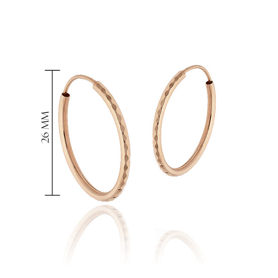 Elegantiškos 26 mm auksinės rinkutės moterims