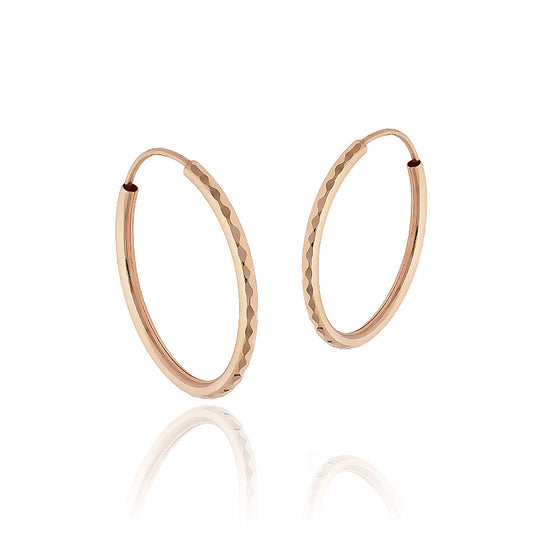 Auksinės rinkutės 26 mm su plaktu paviršiumi