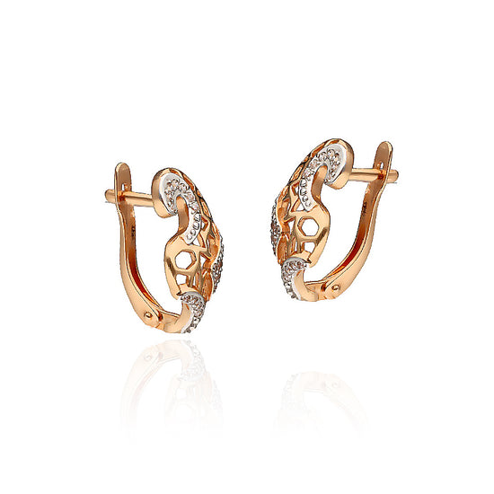 Auksiniai ažūriniai auskarai