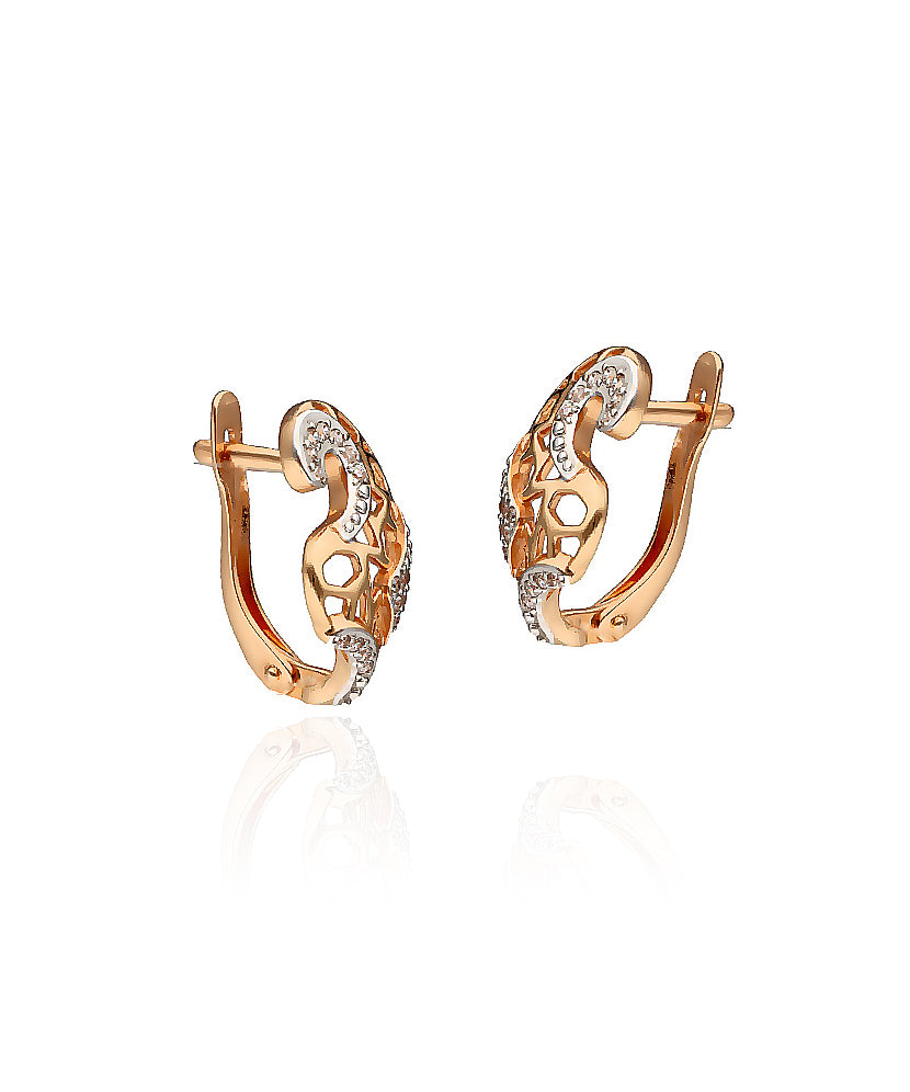 Auksiniai ažūriniai auskarai