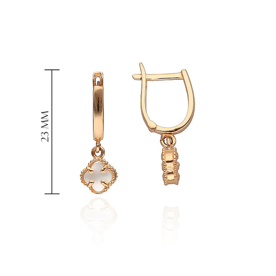 Subtilūs auksiniai auskarai