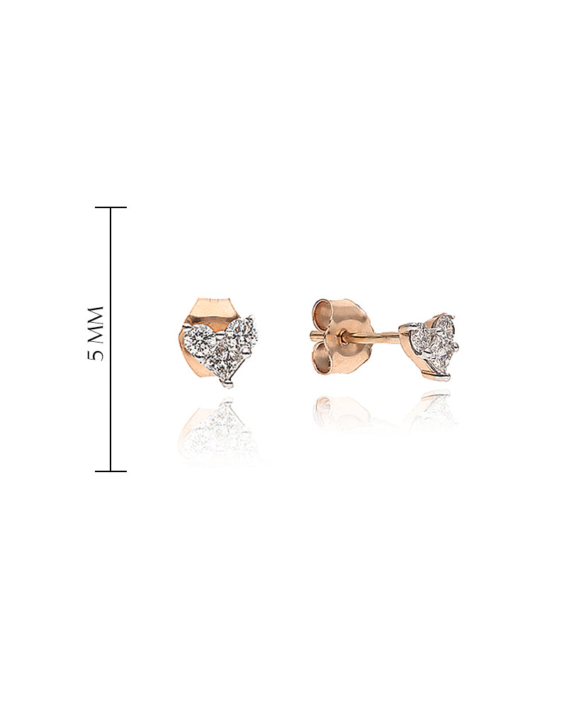 Sieviešu auskari ar 0,20 ct dimanta ielaidumu