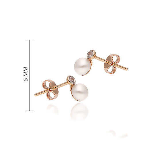 Perliniai auksiniai auskarai