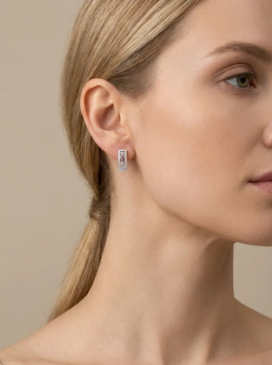 925 sidabro auskarai su anglišku užsegimu