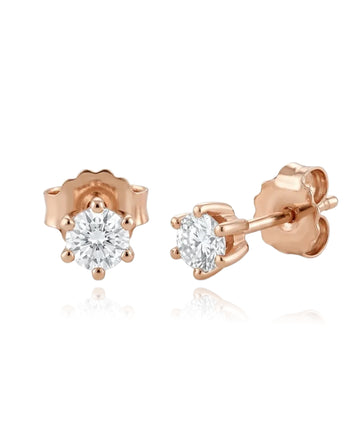 Earrings with diamonds 