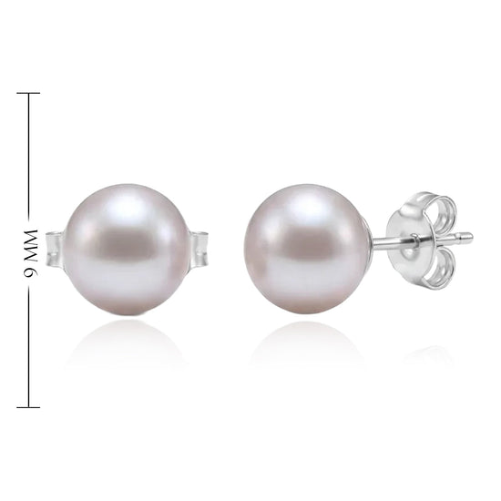 klasikiniai perlų auskarai