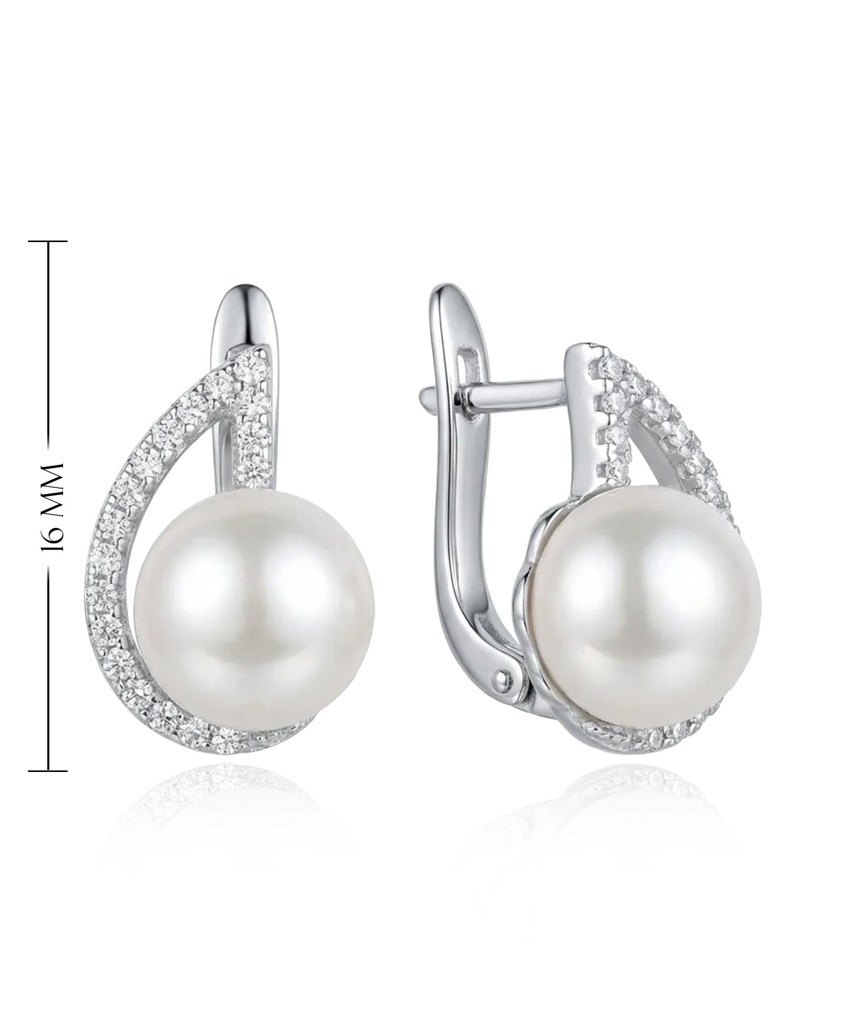 sidabriniai auskarai su cirkoniais