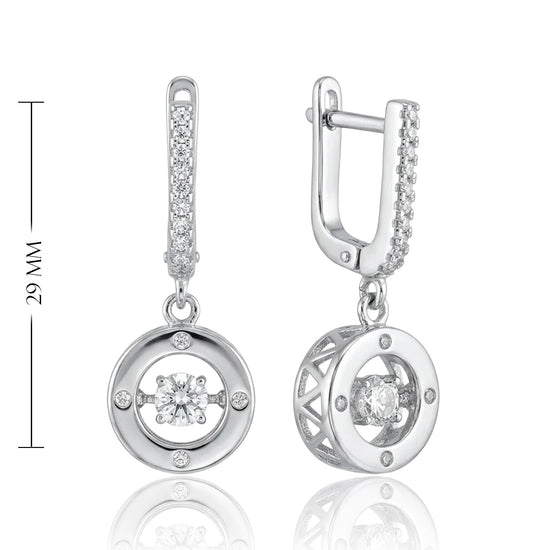 925 sidabro auskarai su anglišku užsegimu