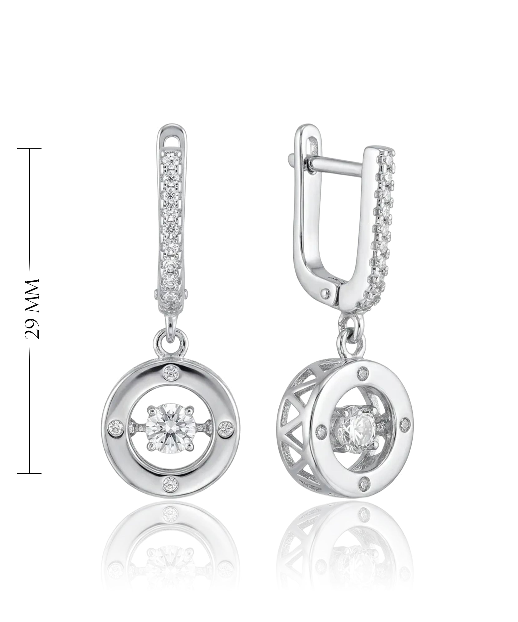 925 sidabro auskarai su anglišku užsegimu