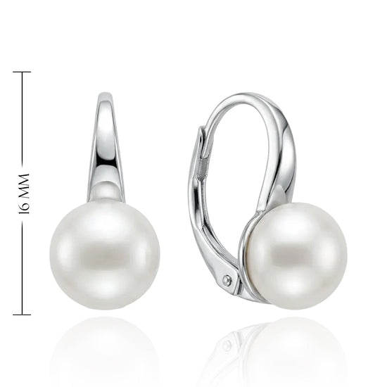 klasikiniai sidabriniai auskarai