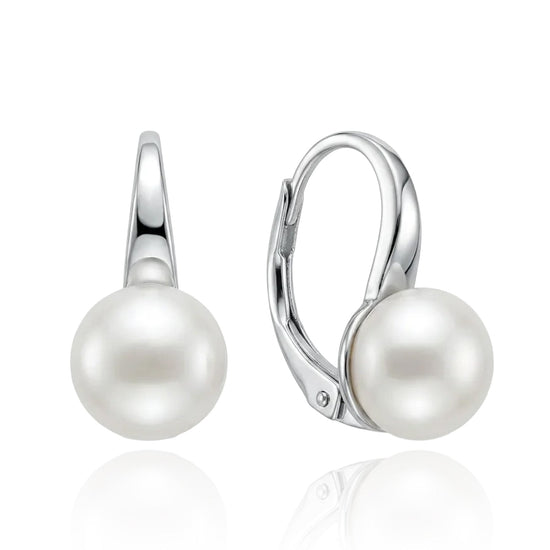 sidabriniai auskarai su perlu 925