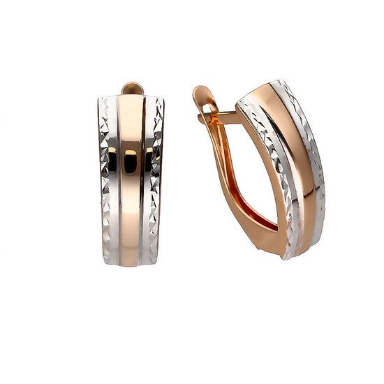 Dvipalviai graviruoti auskarai