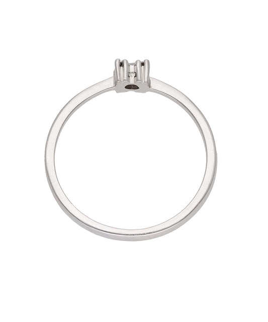 Sužadėtuvių žiedas su apvaliu deimantu – švelni prabanga kasdienai