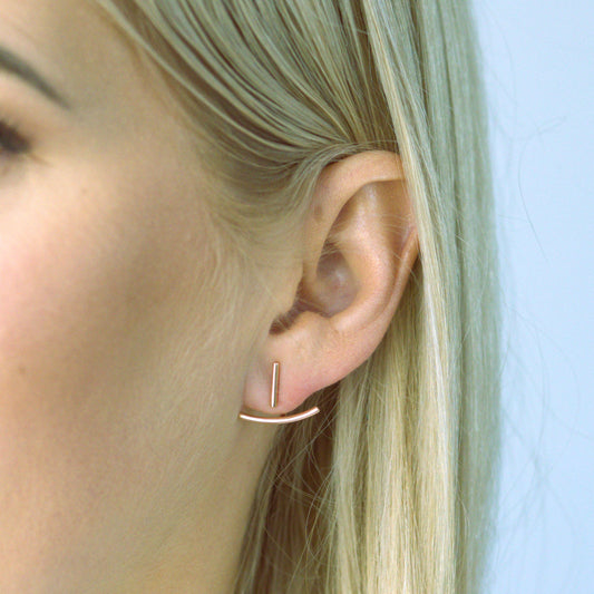 Auksiniai auskarai Kolje