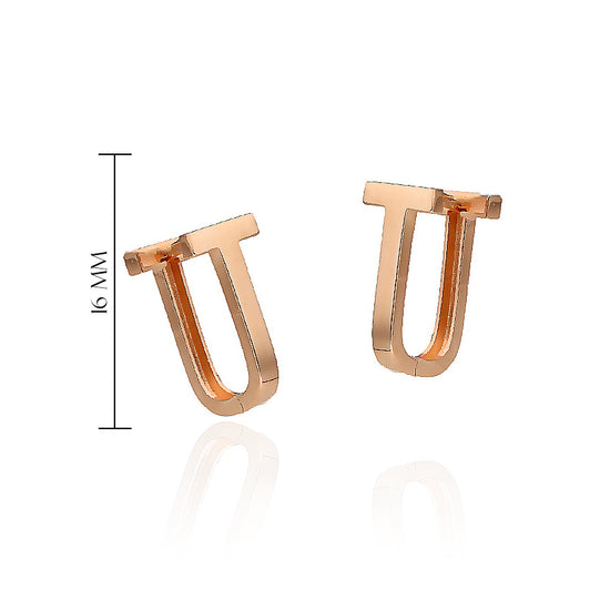 Modernūs geometriniai auskarai