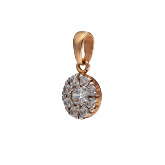 Pakabukas su centriniu ir smulkiais cirkoniais