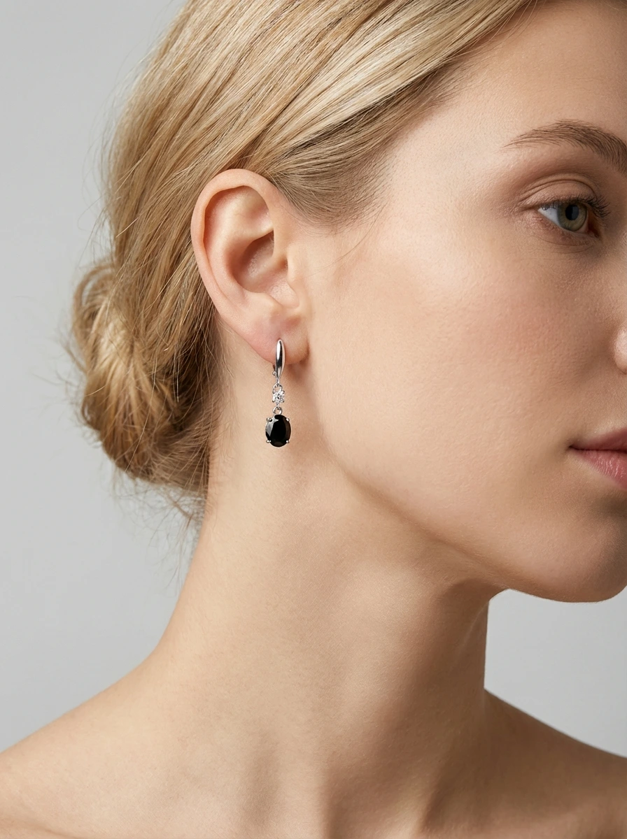 925 sidabro auskarai su anglišku užsegimu