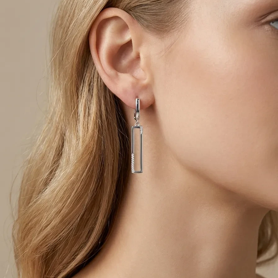 925 sidabro auskarai su anglišku užsegimu