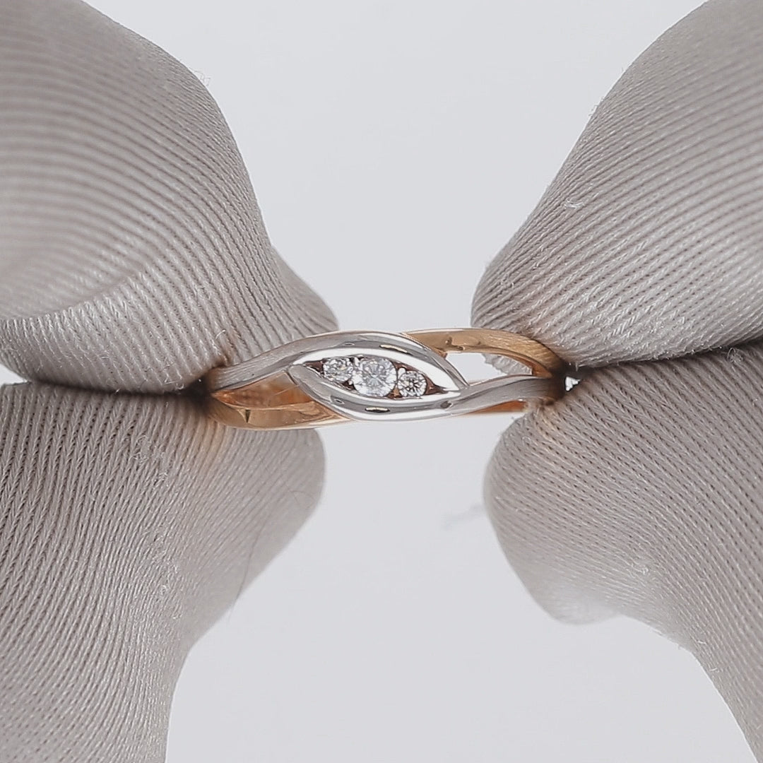 Auksinis žiedas 16.5 dydis