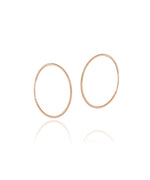 rinkute Klasikiniai auksiniai žiedo formos auskarai