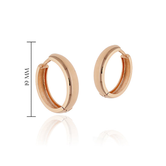 rožinio aukso auskarai