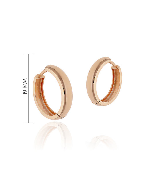 rožinio aukso auskarai